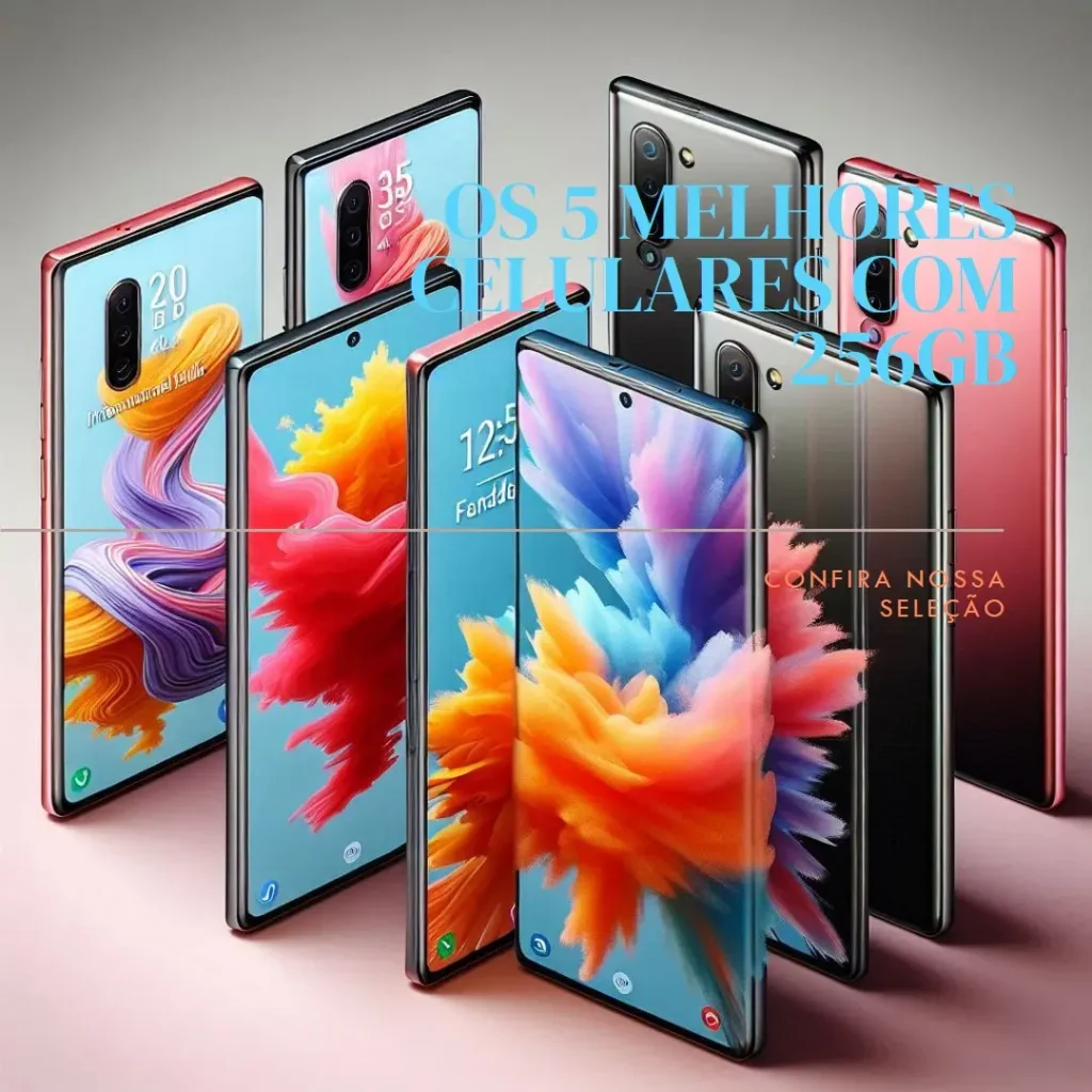 Os 5 Principais Modelos de celular com 256gb