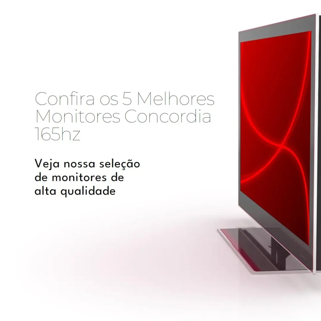 Os 5 Principais Modelos de monitor concordia 165hz