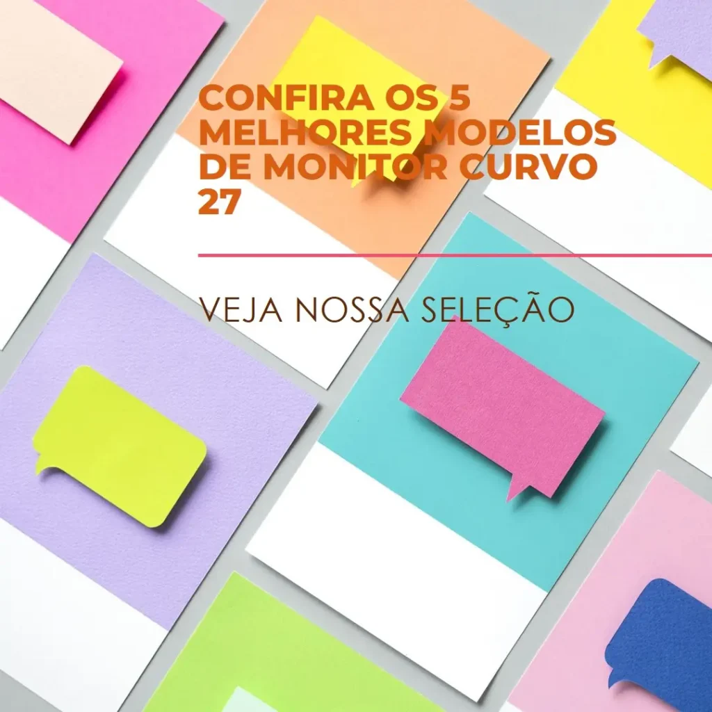 Cinco Melhores Modelos de monitor curvo 27