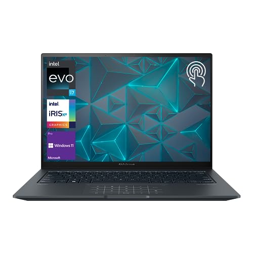 ASUS Notebook Zenbook OLED 14X, tela sensível ao toque WQXGA de 14,5 polegadas, Intel Core i7-13700H de 13ª geração, 16 GB de RAM, SSD PCIe de 512 GB, webcam, Thunderbolts, HDMI, Wi-Fi 6, Windows 11