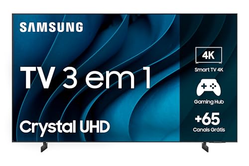 Samsung Smart TV Crystal 55" 4K UHD CU8000 - Alexa built in, Samsung Gaming Hub, Painel Dynamic Crystal Color