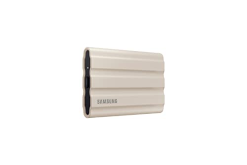 SAMSUNG T7 Shield 2 TB, SSD portátil, até 1050 MB/s, USB 3.2 Gen2, resistente, classificação IP65, para fotógrafos, criadores de conteúdo e jogos, unidade de estado sólido externa (MU-PE2T0K/AM,