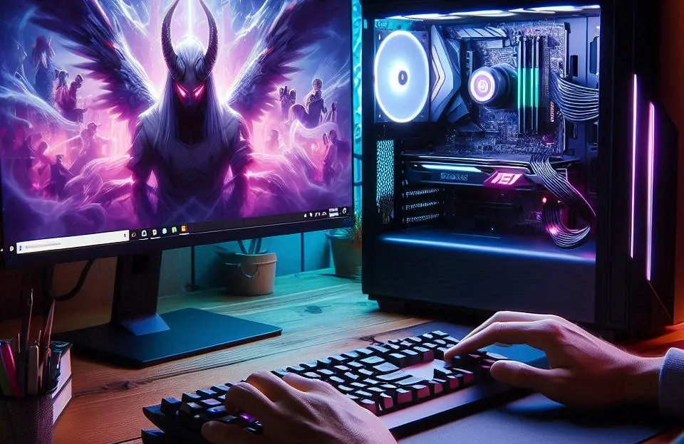 PC Gamer Ryzen 9 7900, RTX 4080, 32GB DDR5, 2TB SSD