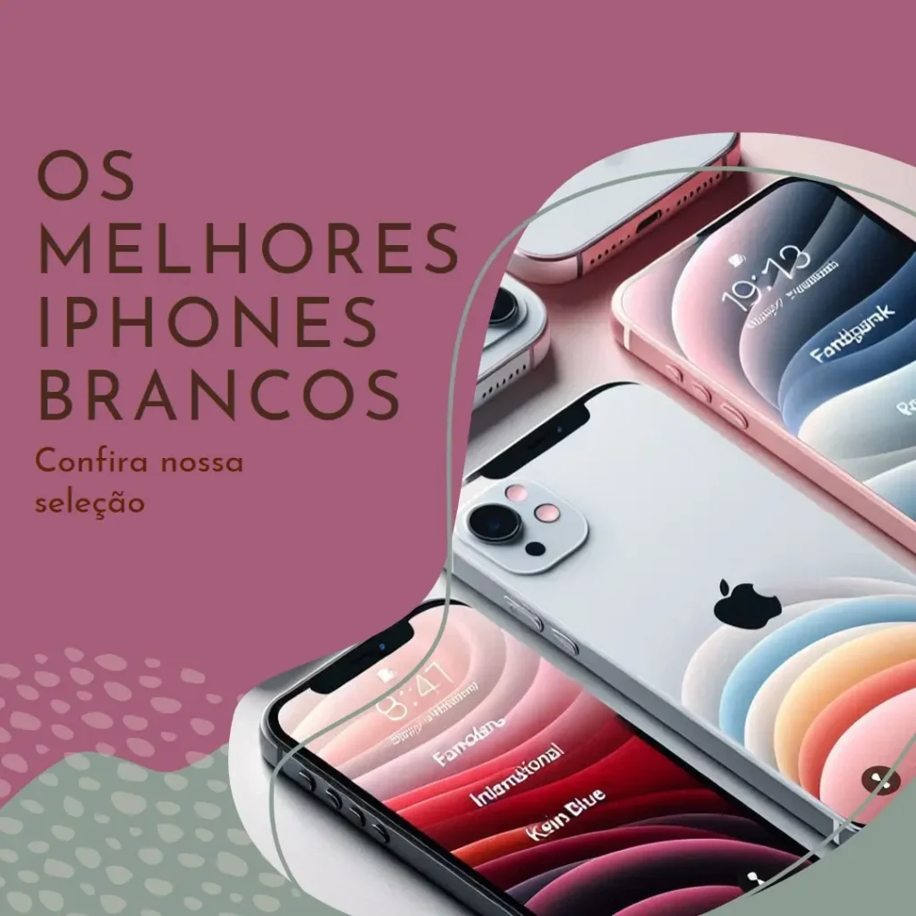 Principais Cinco  Iphone 14 branco