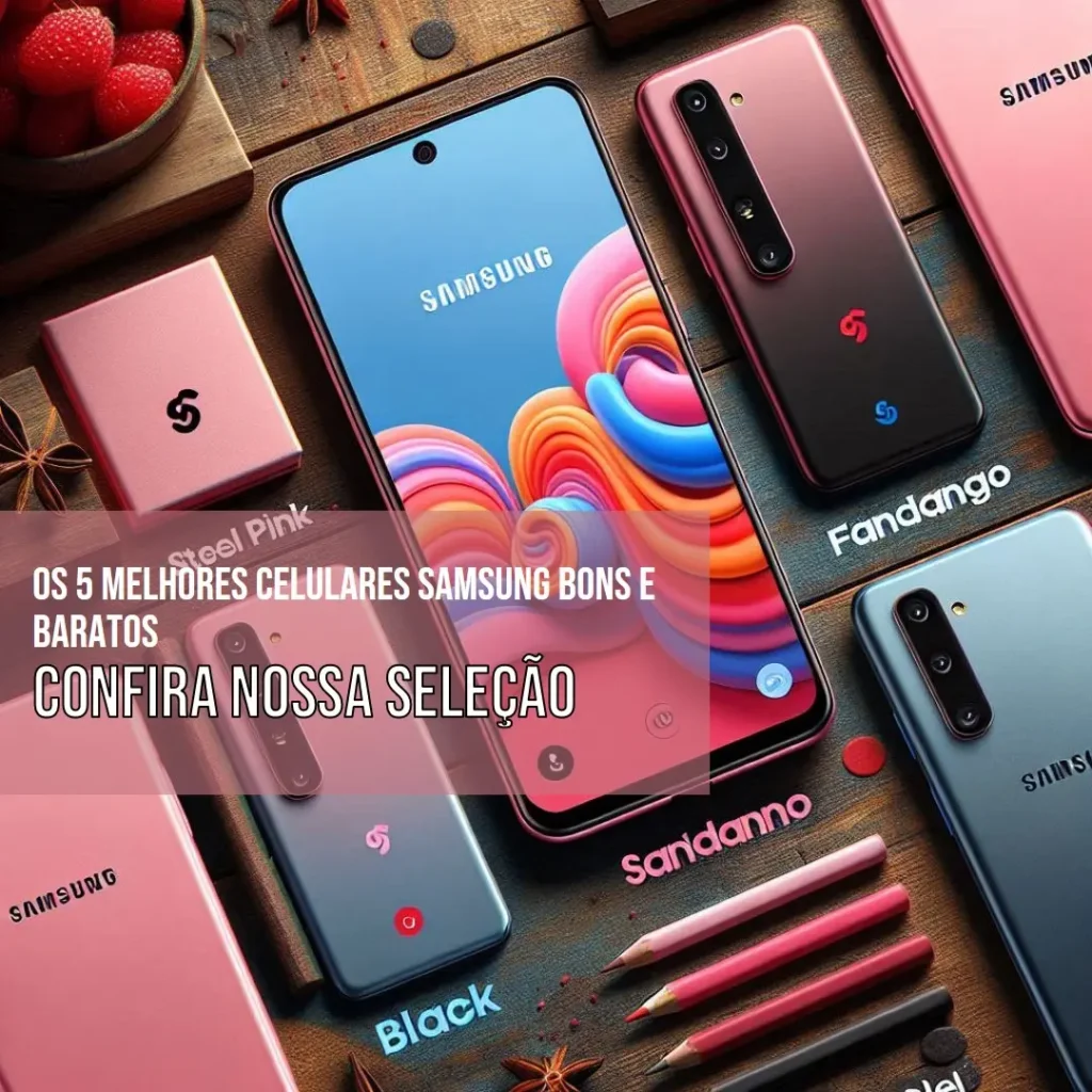 Top Cinco celulares bons e baratos Samsung