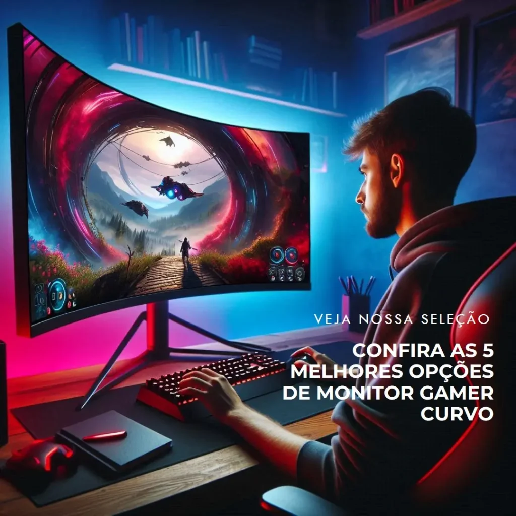 As 5 Melhores Opções de monitor gamer curvo