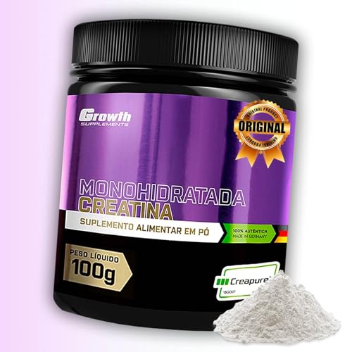 Creatina Monohidratada Creapure 100g - Growth Supplements