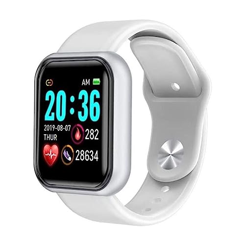 Relogio Inteligente Smartwatch D20 Y68 Bluetooth Compatível Com IOS e Android - TYDA (BRANCO)