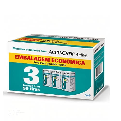 Kit 3x50 Accu-Chek Active (150 Tiras Reagentes)
