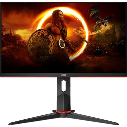 Monitor Gamer AOC Hero 24" 165Hz 1ms Ajuste de Altura 24G2S/BK