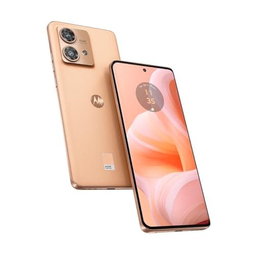 Smartphone Motorola Edge 40 Neo 256GB 8GB RAM + 8GB RAM Boost Peach Fuzz - Vegan Leather