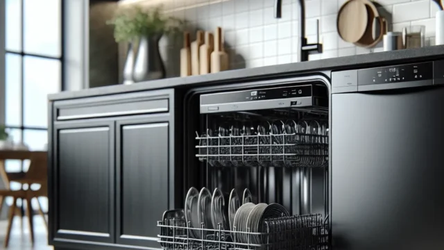 Lava-Louças Samsung Inox Preta 14 Serviços 110V: Eficiência e Estilo para Sua Cozinha