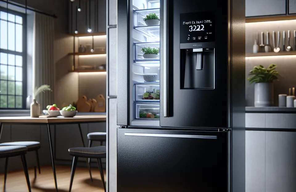 Geladeira Electrolux Frost Free Inverter 322L Efficient AutoSense Inverse Preta