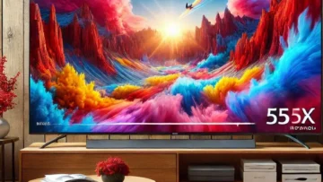 Smart TV 4K 55" LG QNED com Processador α8 e Painel 120Hz