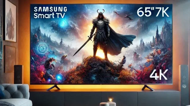 Samsung Smart TV 65" UHD 4K 65DU7700 - Processador Crystal 4K, Gaming Hub