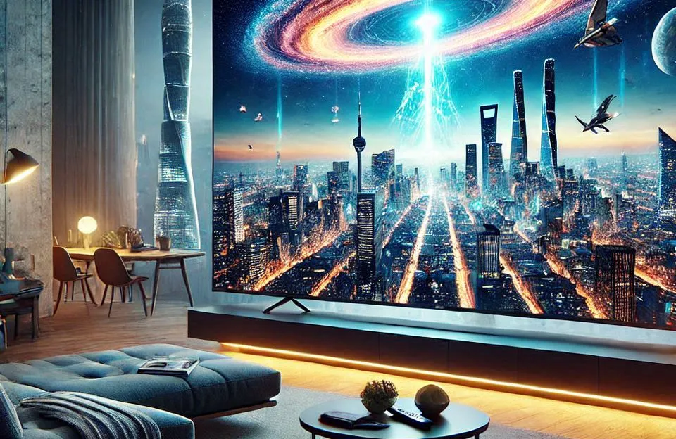 Samsung Smart TV 55" QLED 4K com Tecnologia de Pontos Quânticos
