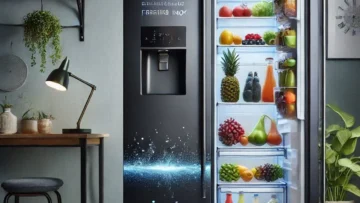 Refrigerador Brastemp 447 Litros Frost Free Inverse Black Inox BRE57FE