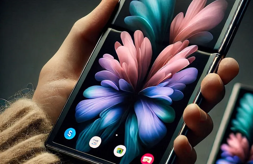 Smartphone Samsung Galaxy Z Fold5 5G com Tela de 7,6” e 1 TB