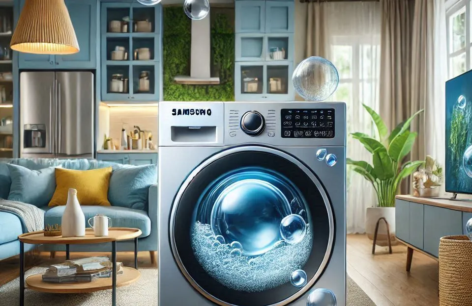 Lava e Seca Samsung WD11A com Ecobubble: Inovação e Praticidade
