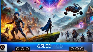 Samsung Smart TV 65" QLED 4K 65Q60D: Tecnologia de Pontos Quânticos e Gaming Hub