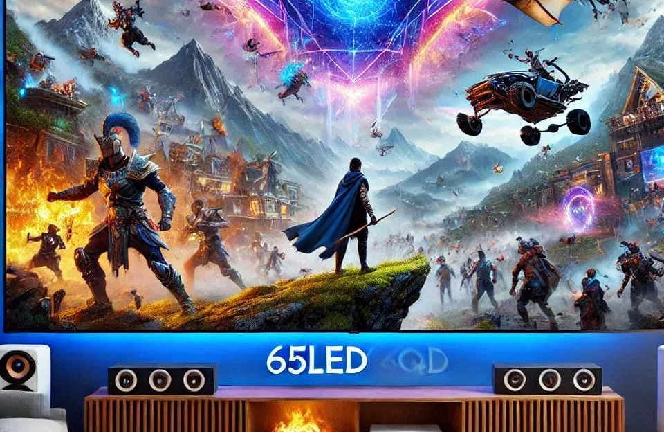 Samsung Smart TV 65" QLED 4K 65Q60D: Tecnologia de Pontos Quânticos e Gaming Hub