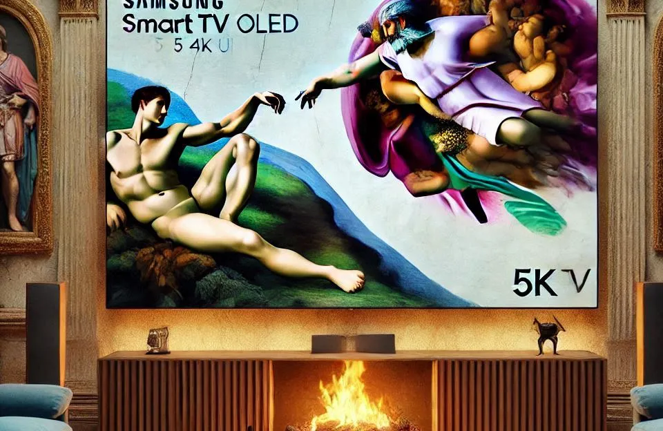 Samsung Smart TV OLED 55" 4K UHD: Tecnologia e Imersão Total