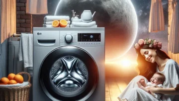 Lava e Seca LG VC4 14kg Inox AI DD: Tecnologia e Eficiência em Casa