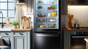 Geladeira Panasonic Frost Free 425L A+++ Black Glass - NR-BB53GV3B: Economia e Elegância em Sua Cozinha
