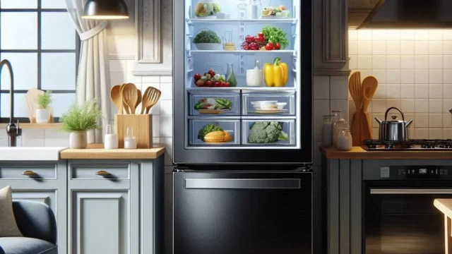 Geladeira Panasonic Frost Free 425L A+++ Black Glass - NR-BB53GV3B: Economia e Elegância em Sua Cozinha