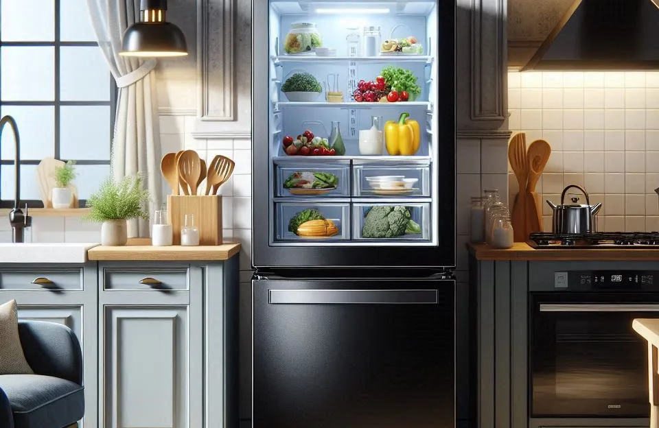 Geladeira Panasonic Frost Free 425L A+++ Black Glass - NR-BB53GV3B: Economia e Elegância em Sua Cozinha