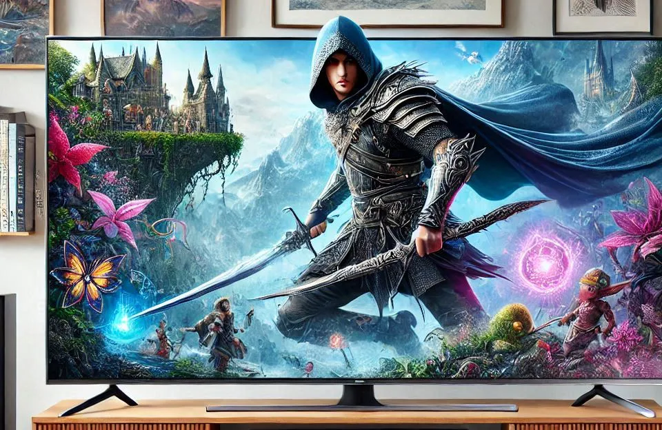 Samsung Smart TV Crystal 70" 4K UHD CU7700 com Alexa e Gaming Hub