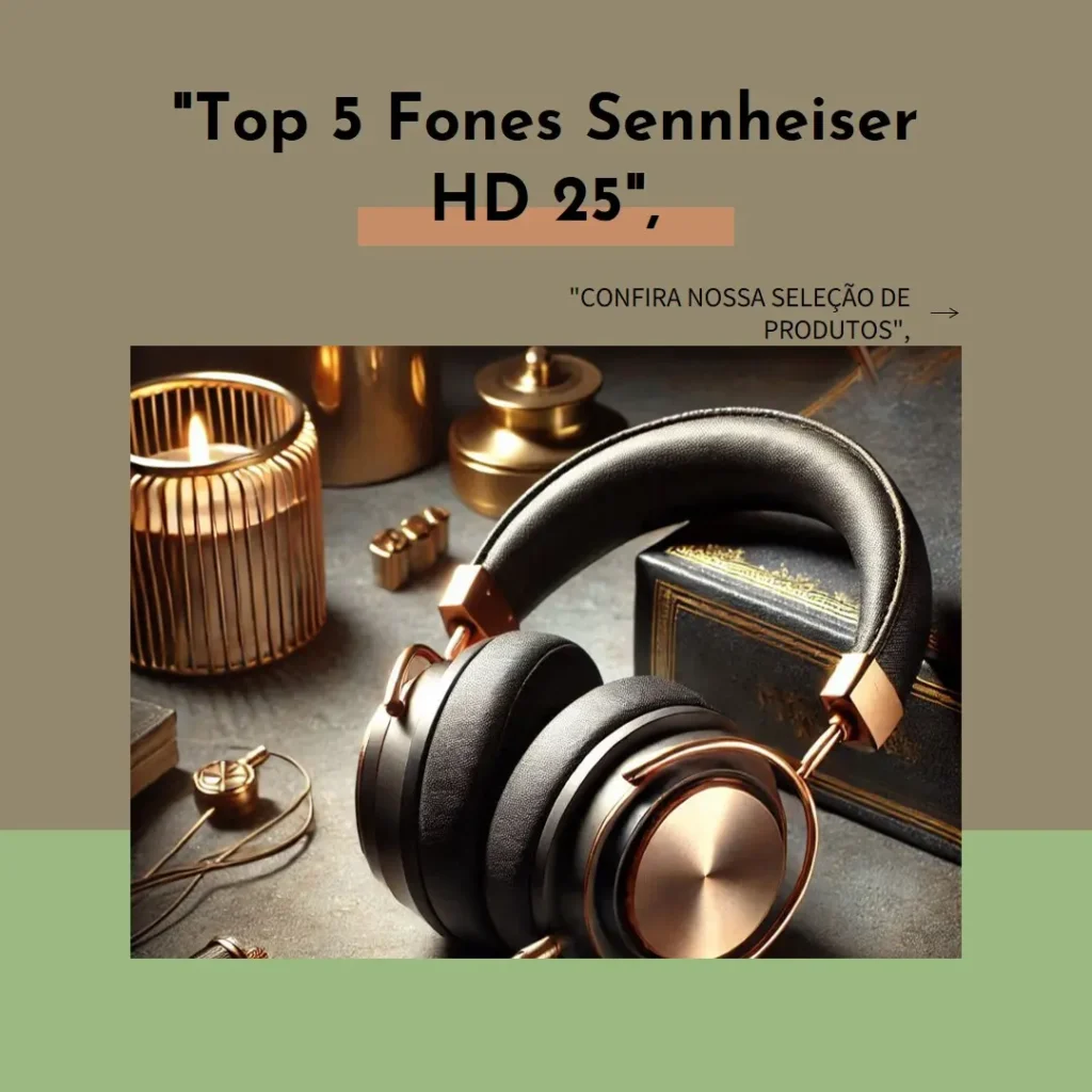 Top 5 Opções de Sennheiser hd 25 plus headphones