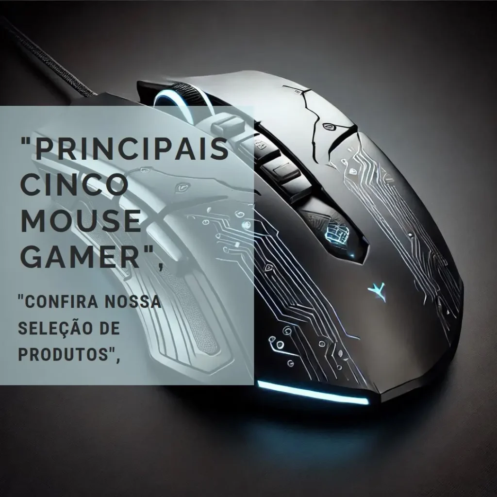 Principais Cinco mouse gamer branco