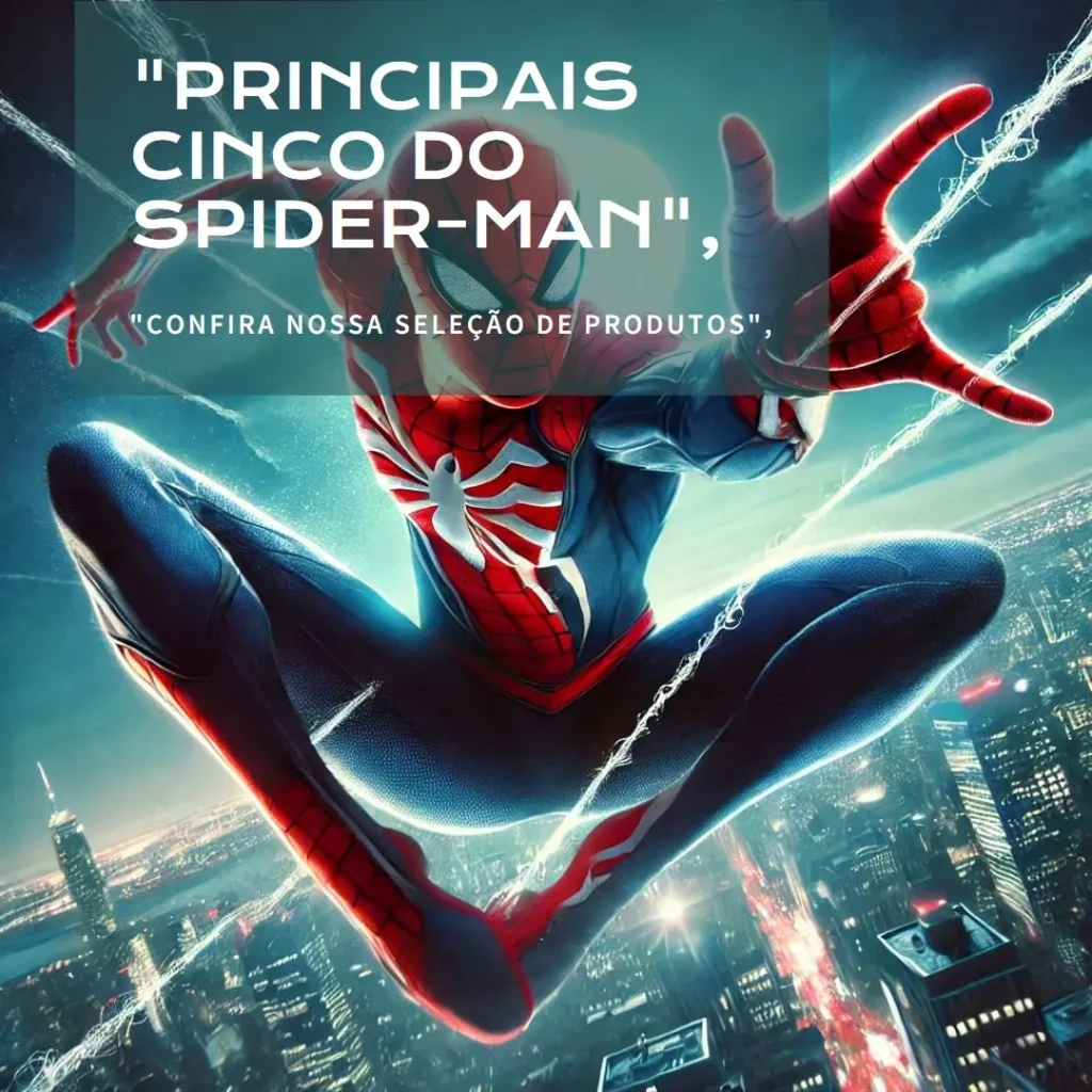 Principais Cinco spider man 2 ps5