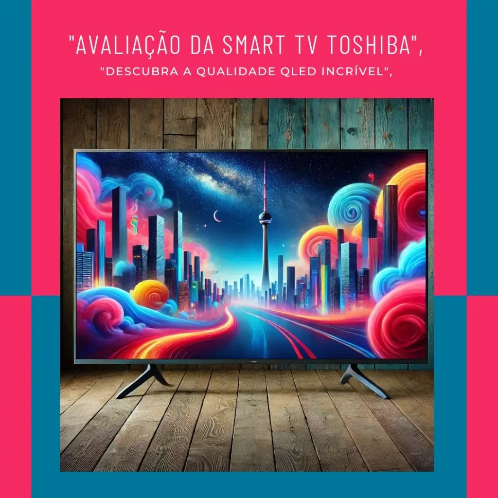 Smart TV 65" Toshiba QLED 4K Vidaa com Alta Qualidade de Imagem