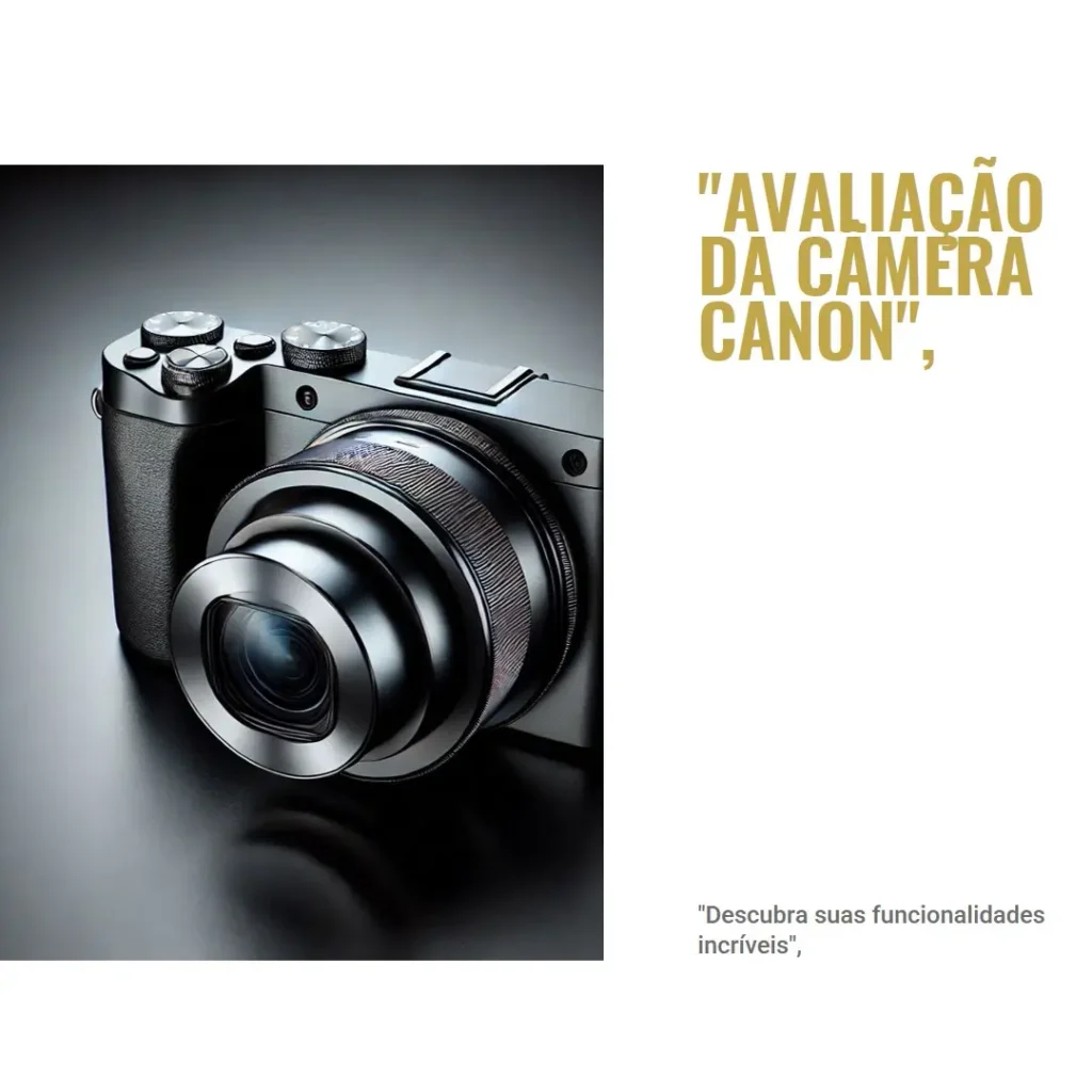 Câmera Digital Canon EOS REBEL T7: Qualidade e Tecnologia