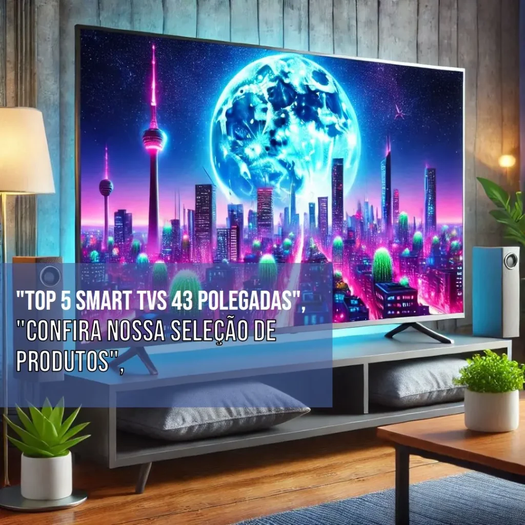 Top 5 Opções de smart TV 43 polegadas 4k