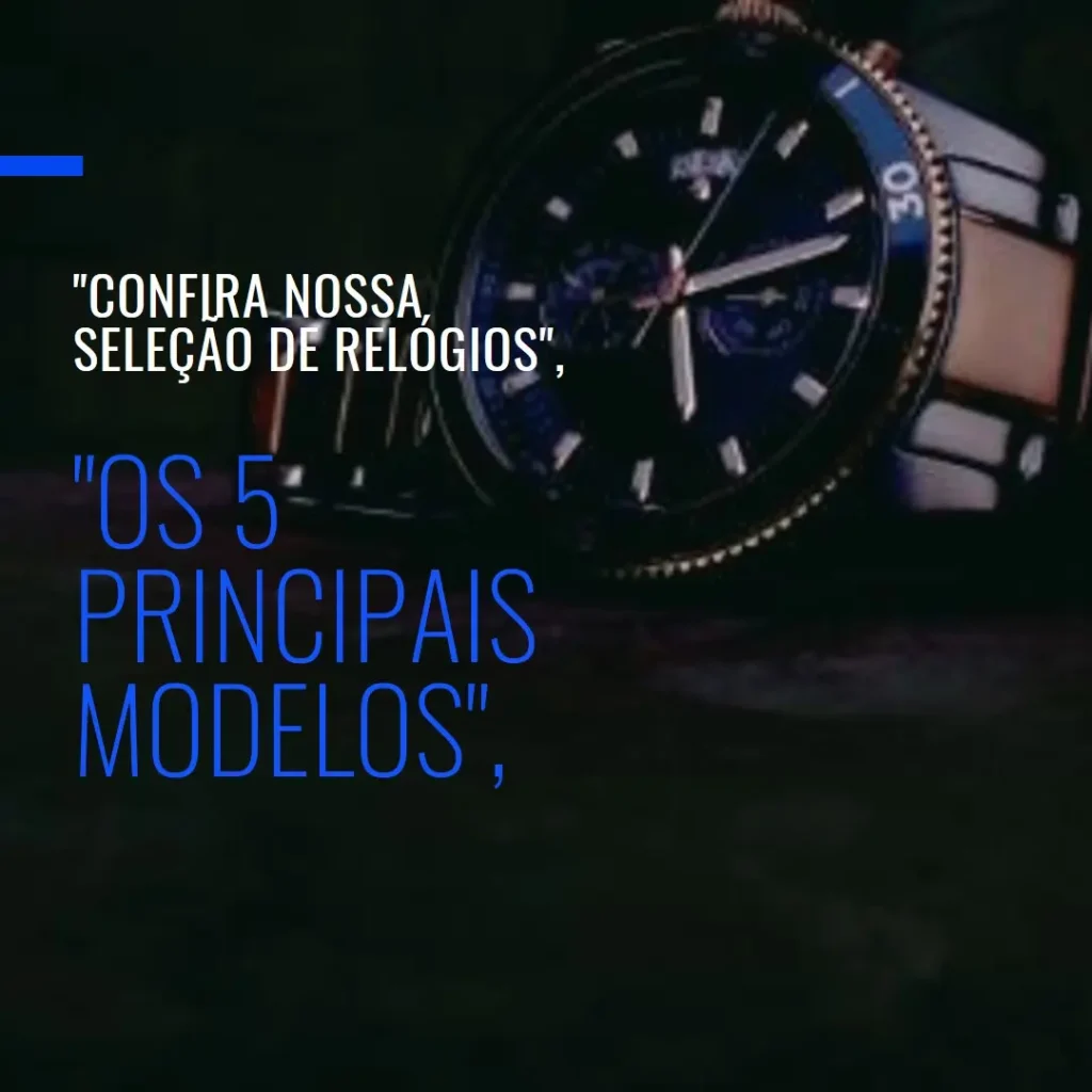 Os 5 Principais Modelos de Relogio Casio G Shock