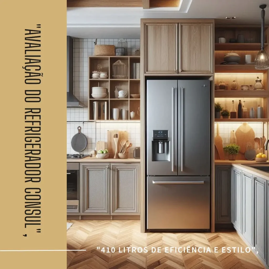 Refrigerador Consul Frost Free 410L CRM50FB: Design Compacto e Alta Eficiência