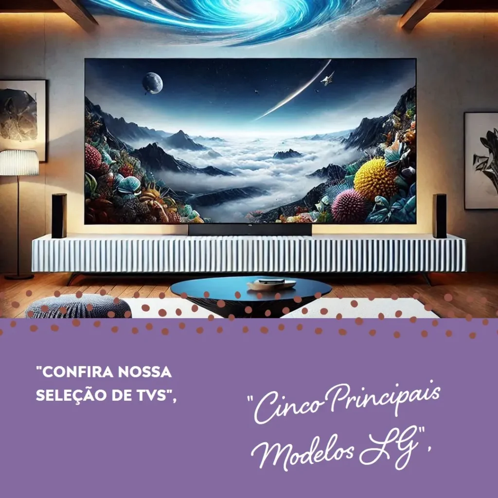 Cinco Principais Modelos de televisão 65 polegadas LG