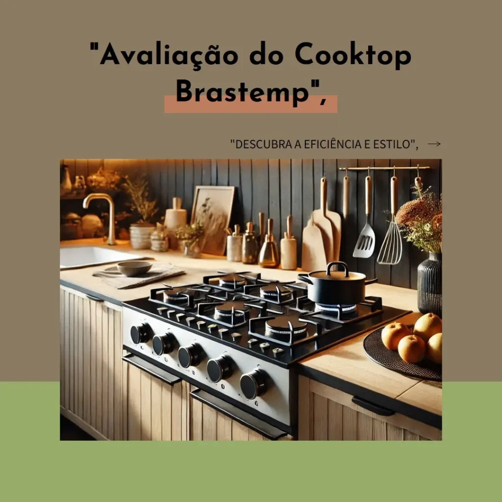 Cooktop 5 Bocas Brastemp Gourmand Inox com Duplachama e Trempe em Ferro Fundido