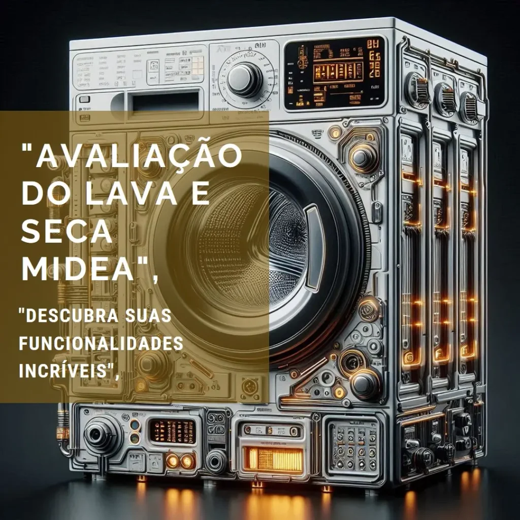 Lava e Seca 10,5kg Midea HealthGuard Conectada: Tecnologia e Eficiência