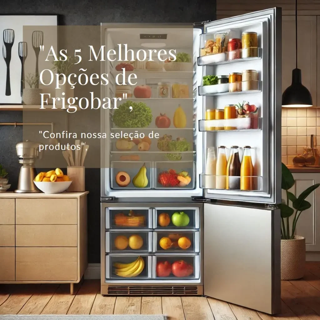 As 5 Melhores Opções de frigobar com porta de vidro