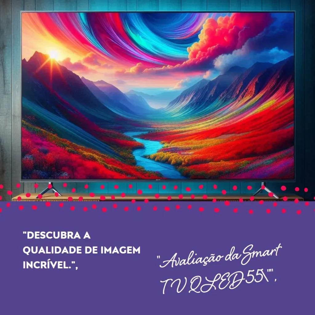 Smart TV QLED 55" 4K Toshiba com Google TV: Descubra o Melhor da Tecnologia