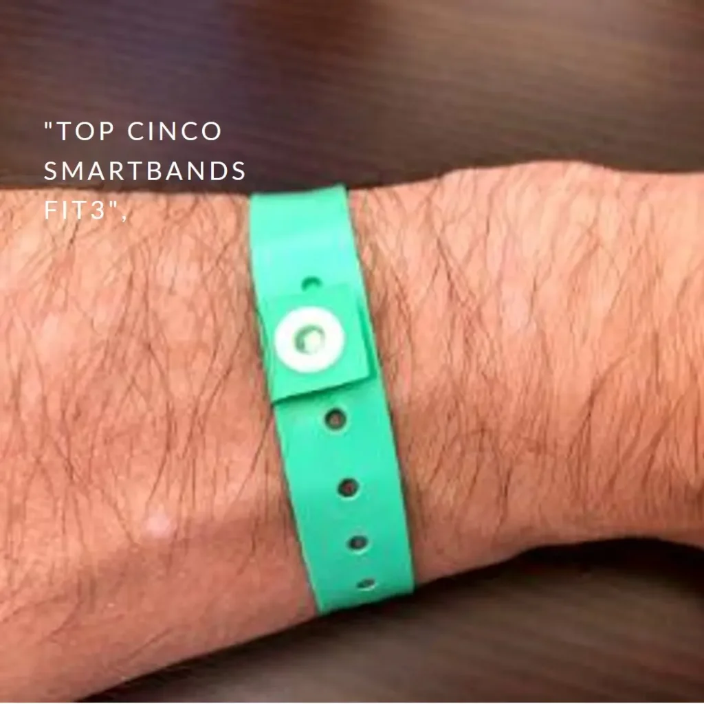 Top Cinco smartband Samsung Galaxy Fit3