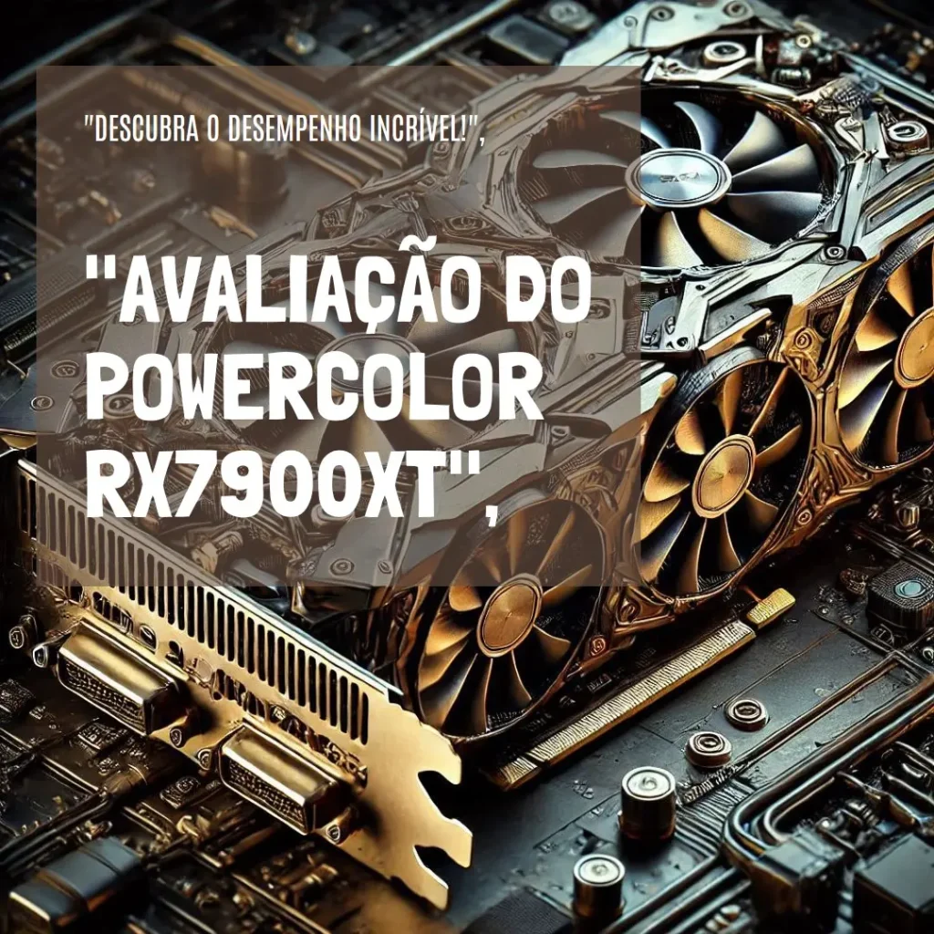 Powercolor RX 7900 XT: Performance de Alto Nível para Gamers e Criadores