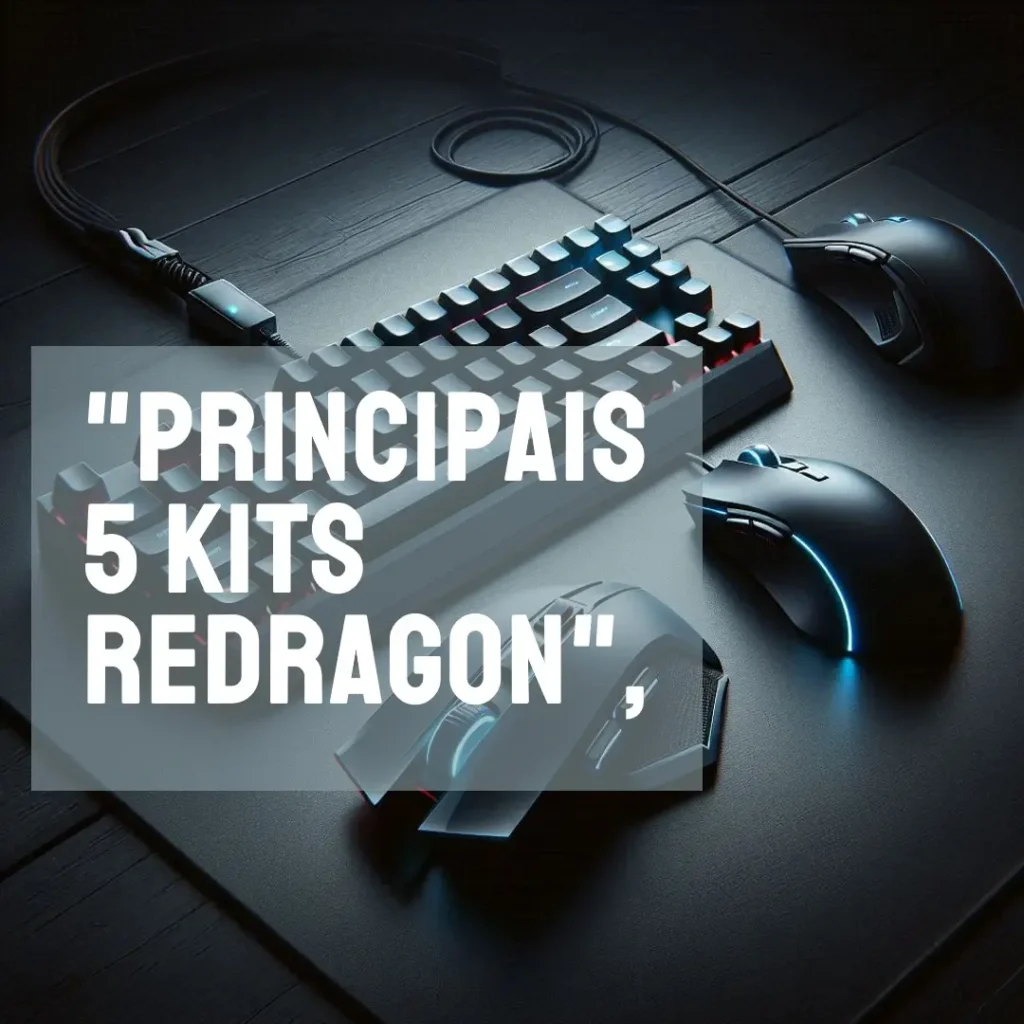 Principais 5 kit teclado e mouse Redragon