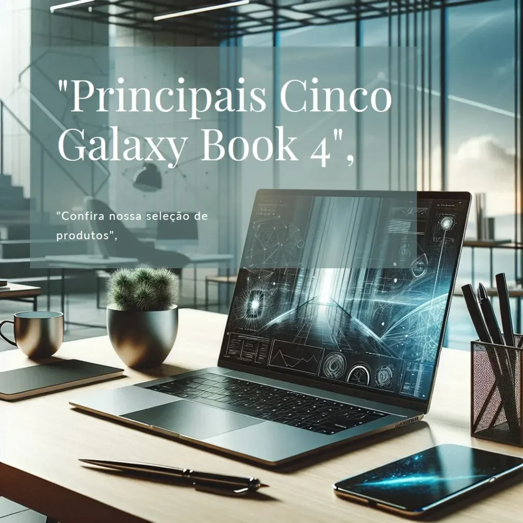 Principais Cinco galaxy book 4 i5 16gb 512gb