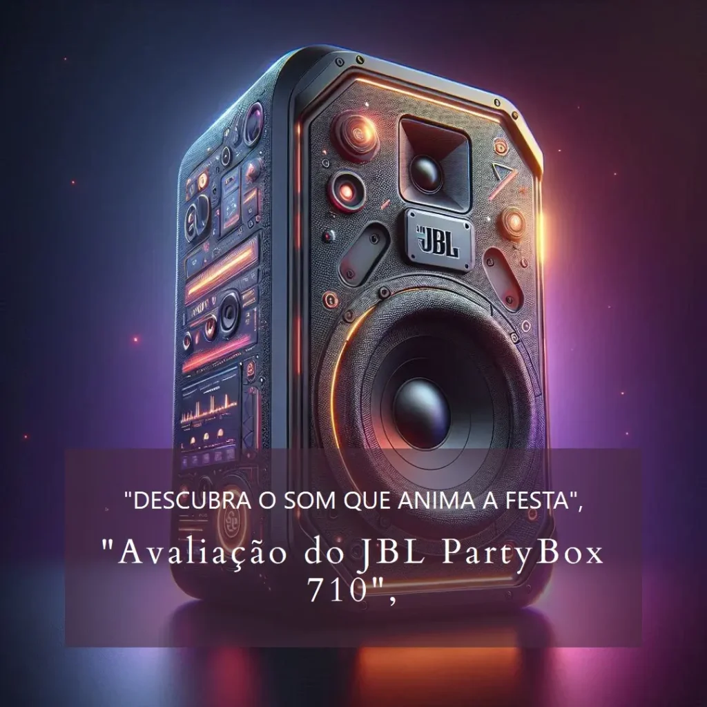 JBL PartyBox 710: Potência, Luzes e Diversão Garantida