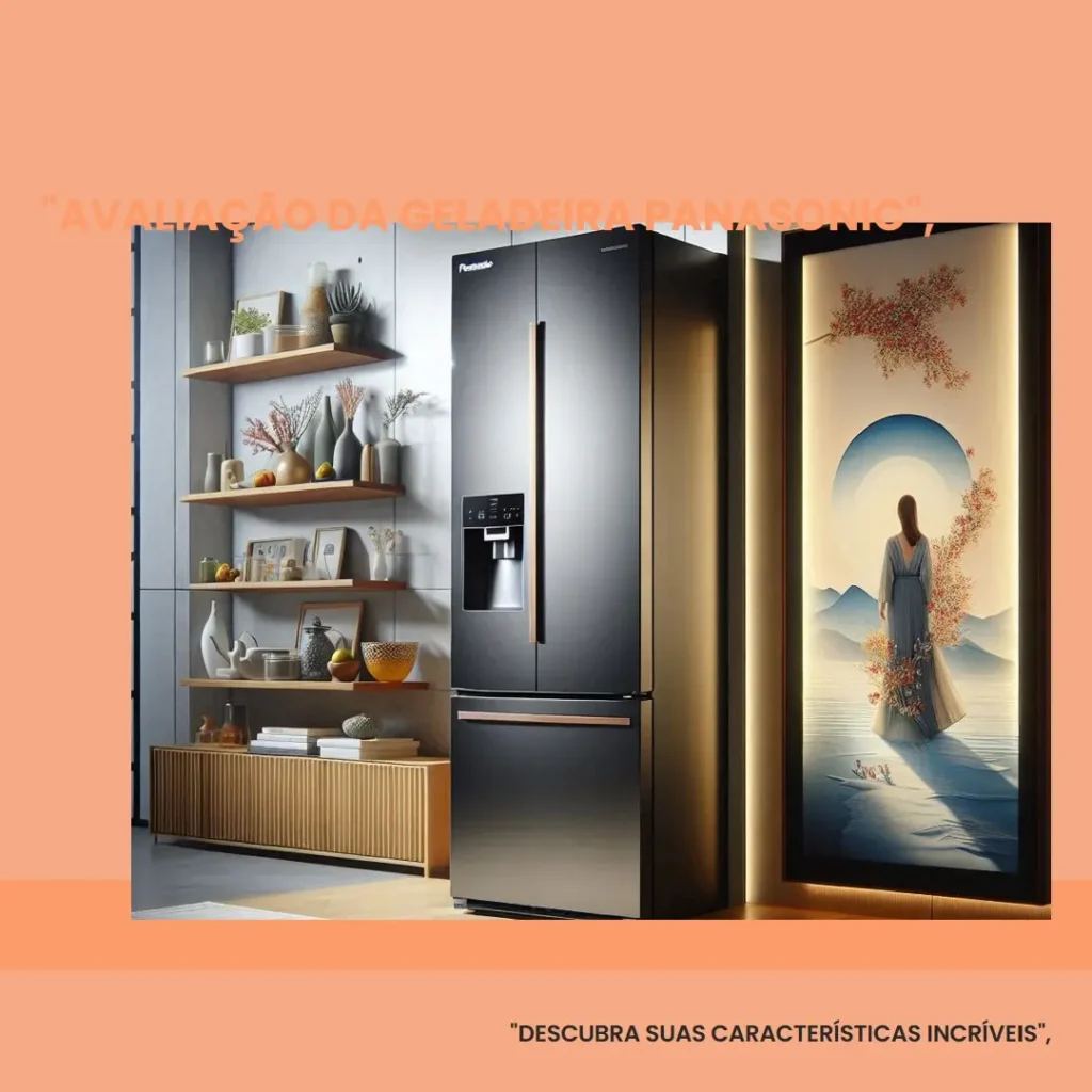 Geladeira Panasonic Frost Free 425L A+++ Black Glass - NR-BB53GV3B: Economia e Elegância em Sua Cozinha